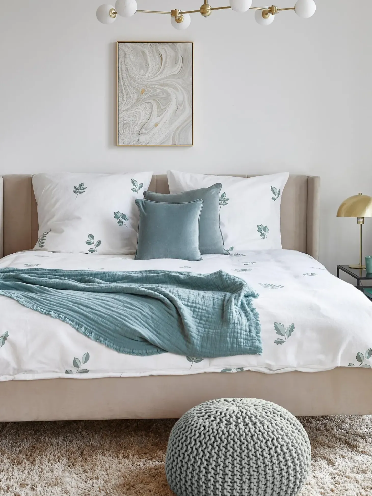 Puf De Punto Artesanal Dori