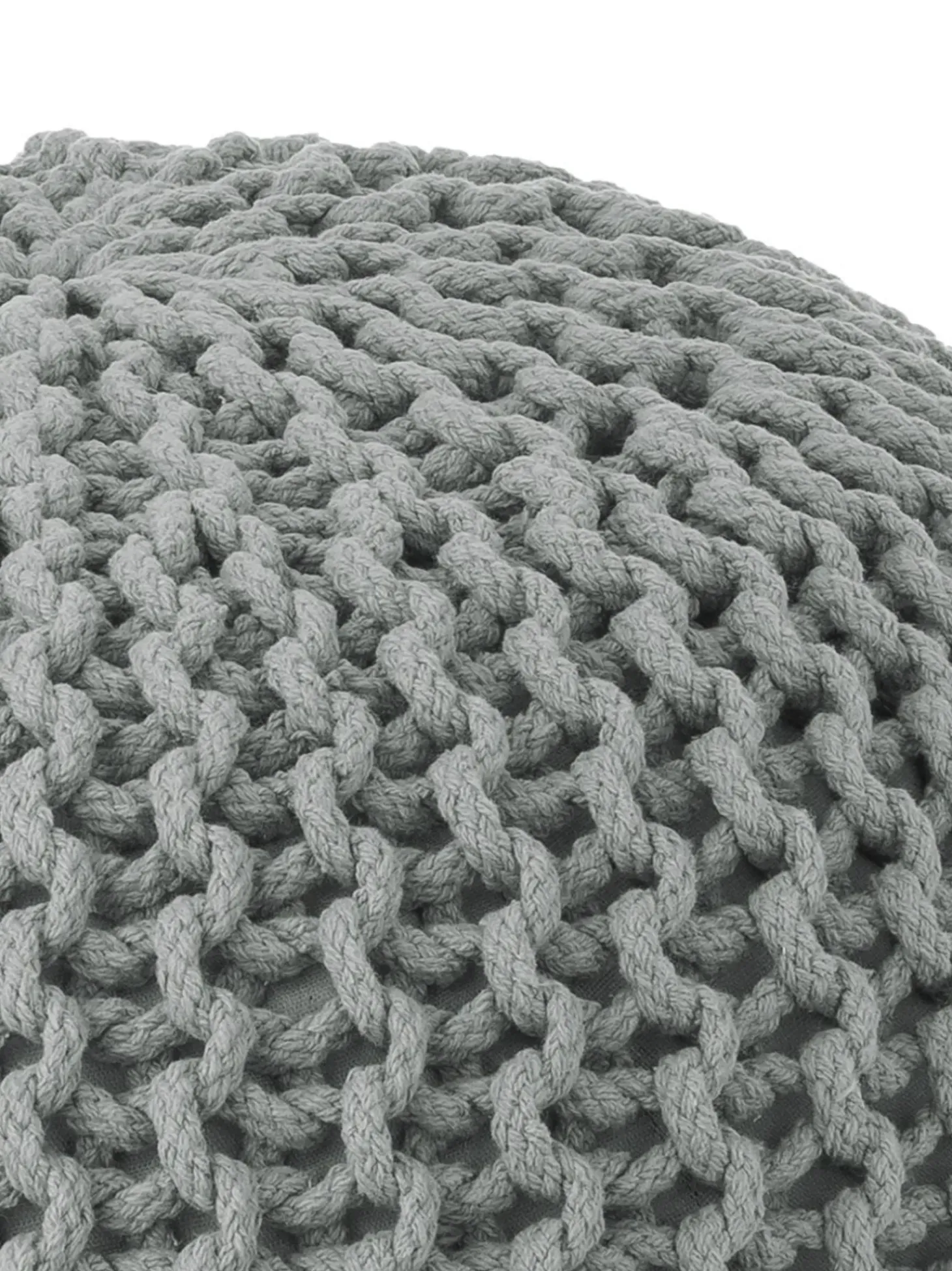 Puf De Punto Artesanal Dori