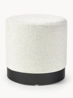 Puf De Tejido Boucle Orchid