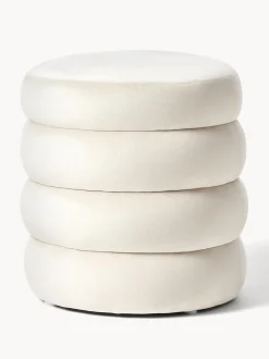 Puf De Terciopelo Alto