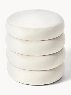 Puf De Terciopelo Alto