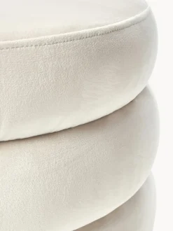 Puf De Terciopelo Alto