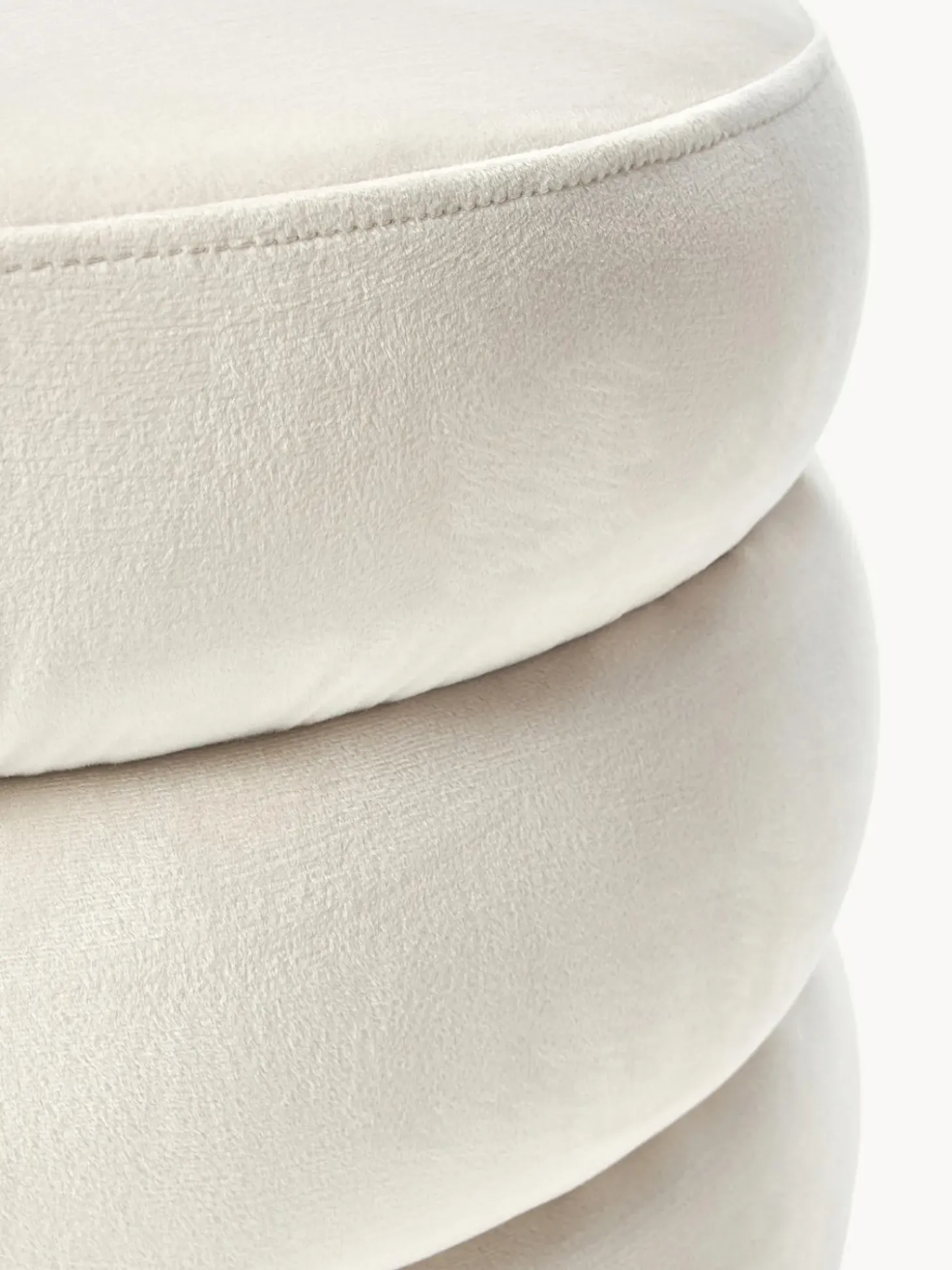 Puf De Terciopelo Alto