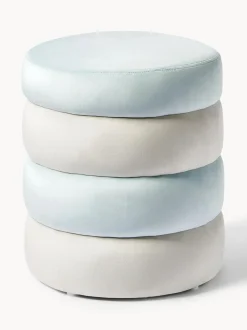 Puf De Terciopelo Alto