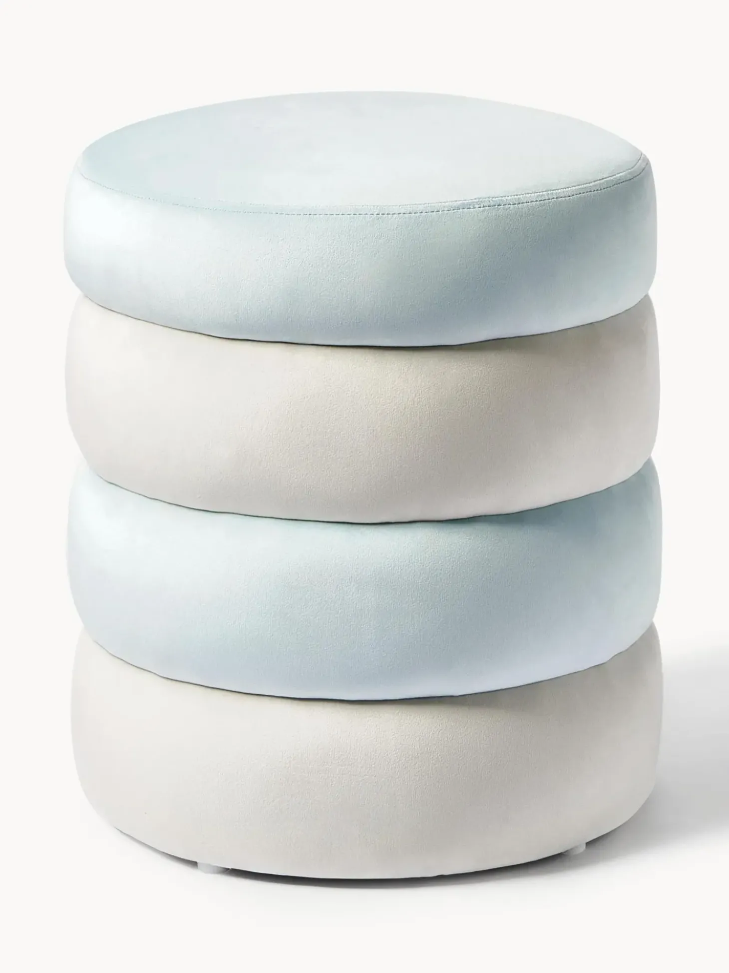 Puf De Terciopelo Alto