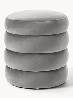 Puf De Terciopelo Alto