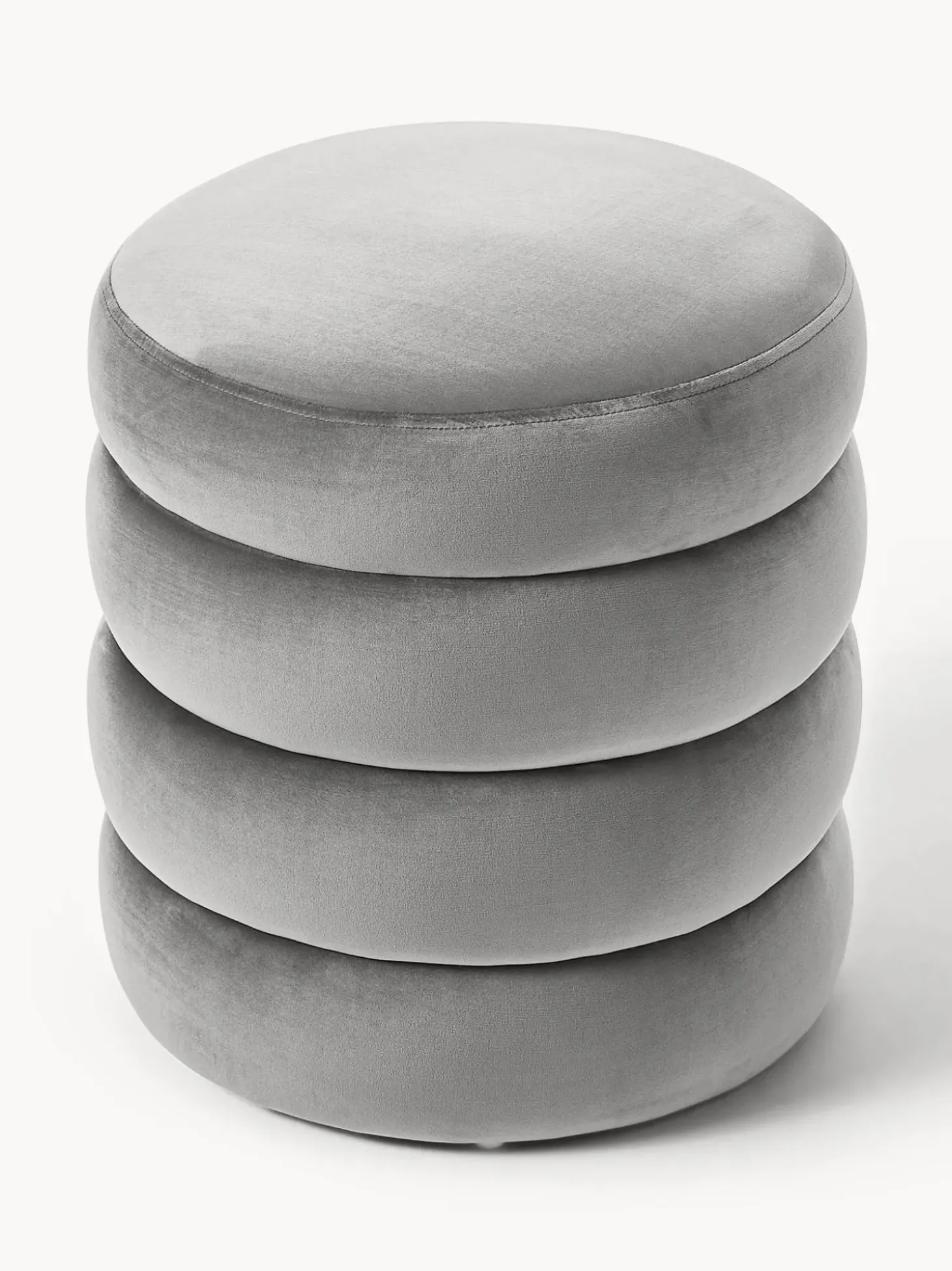 Puf De Terciopelo Alto