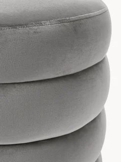 Puf De Terciopelo Alto