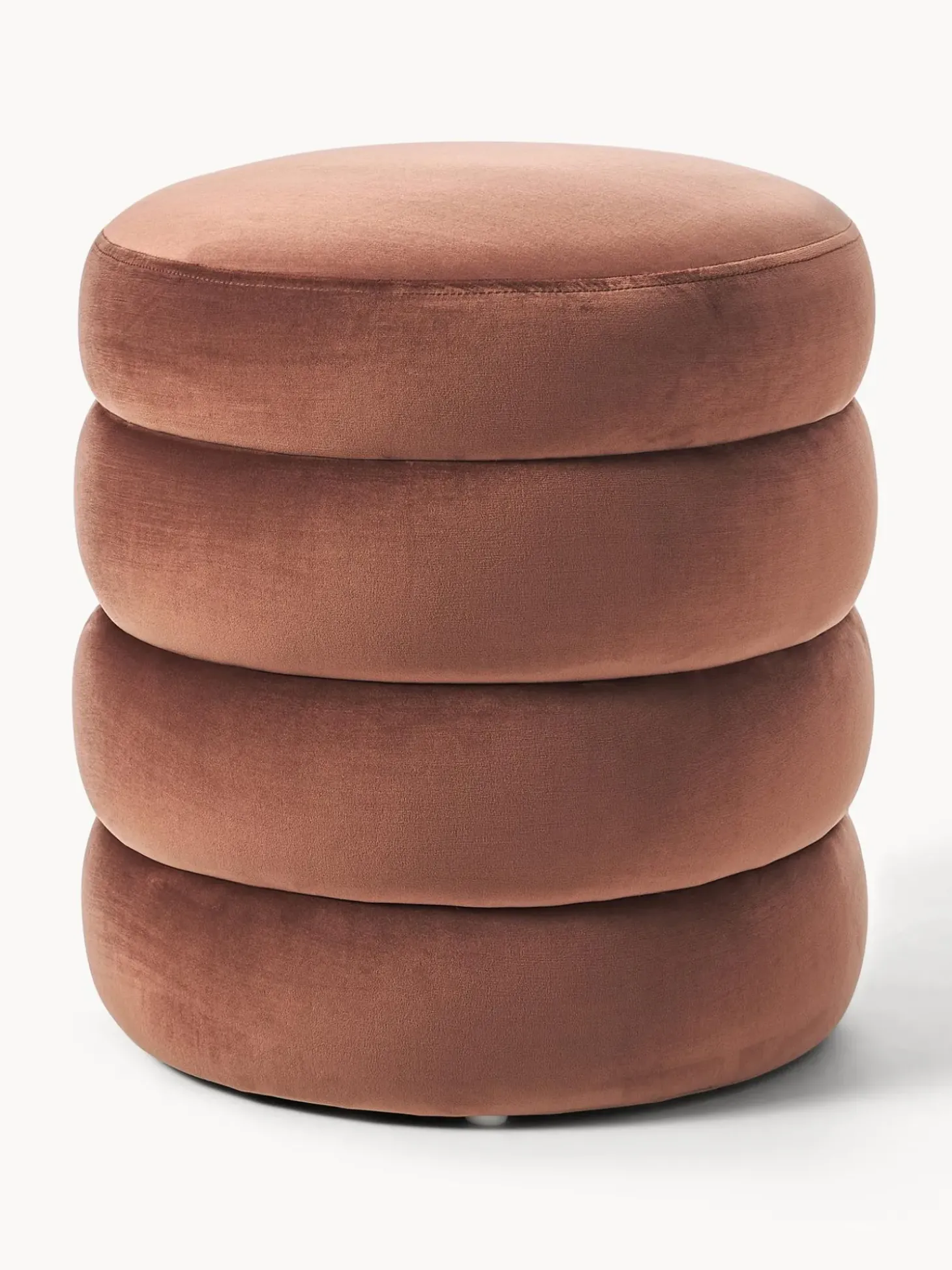 Puf De Terciopelo Alto