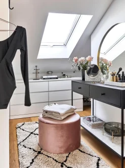 Puf De Terciopelo Daisy