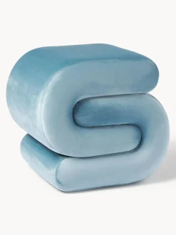 Puf De Terciopelo Merle