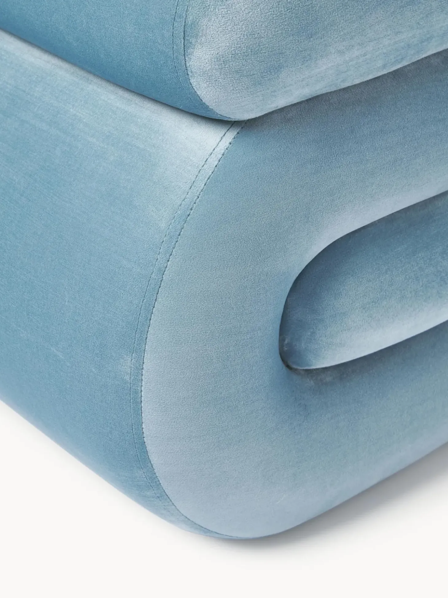 Puf De Terciopelo Merle