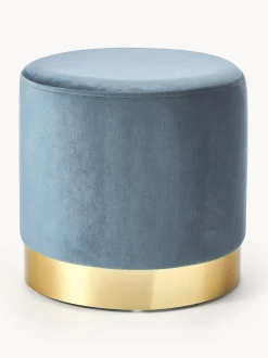 Puf De Terciopelo Orchid