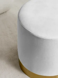 Puf De Terciopelo Orchid