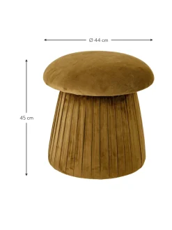 Puf De Terciopelo Roberta