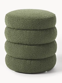 Puf En Tejido Boucle Alto