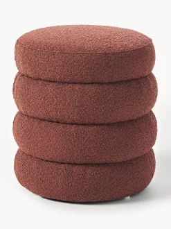 Puf En Tejido Boucle Alto