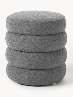 Puf En Tejido Boucle Alto