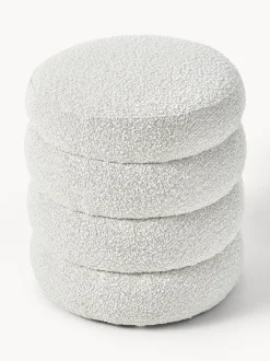 Puf En Tejido Boucle Alto