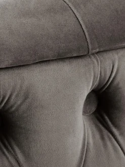 Puf Grande De Terciopelo Chiara, Con Espacio De Almacenamiento