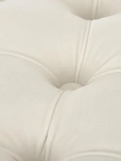 Puf Grande De Terciopelo Chiara, Con Espacio De Almacenamiento