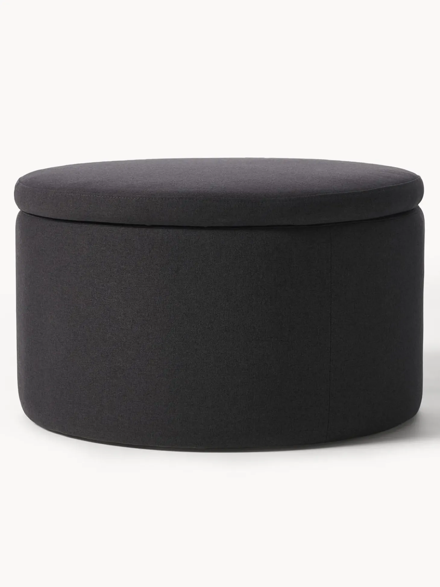 Puf Grande Tapizado Alida, Con Espacio De Almacenamiento