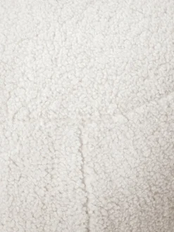 Puf Tapizado En Borreguillo Alba