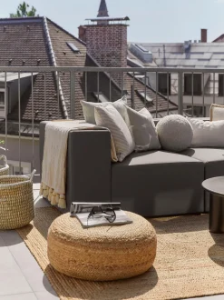 Puff Artesanal De Yute Bono