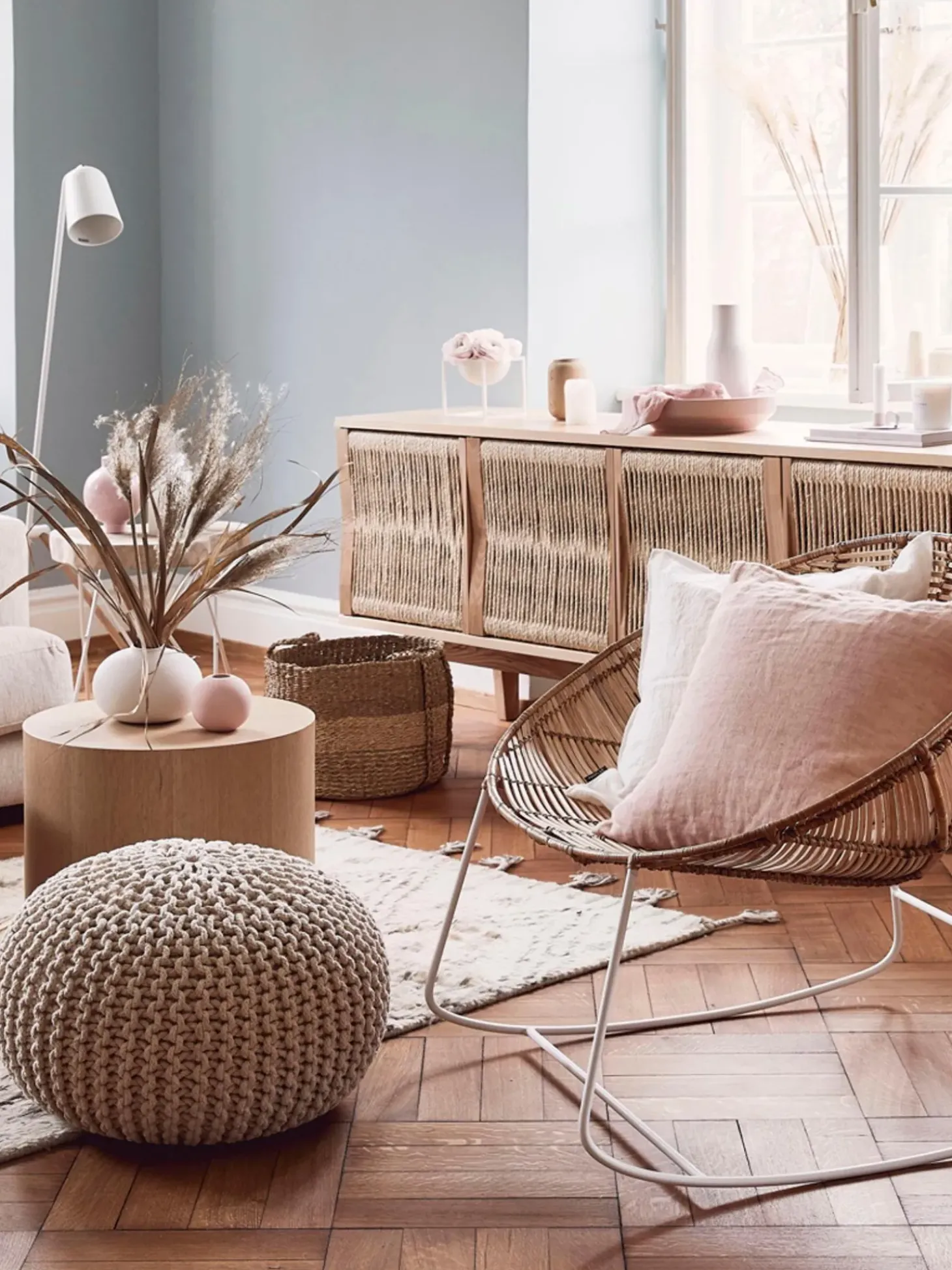 Puff De Punto Artesanal Dori