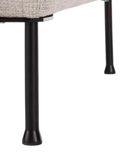 Reposapies Puf Cucita, Con Espacio De Almacenamiento