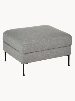 Reposapies Puf Cucita, Con Espacio De Almacenamiento