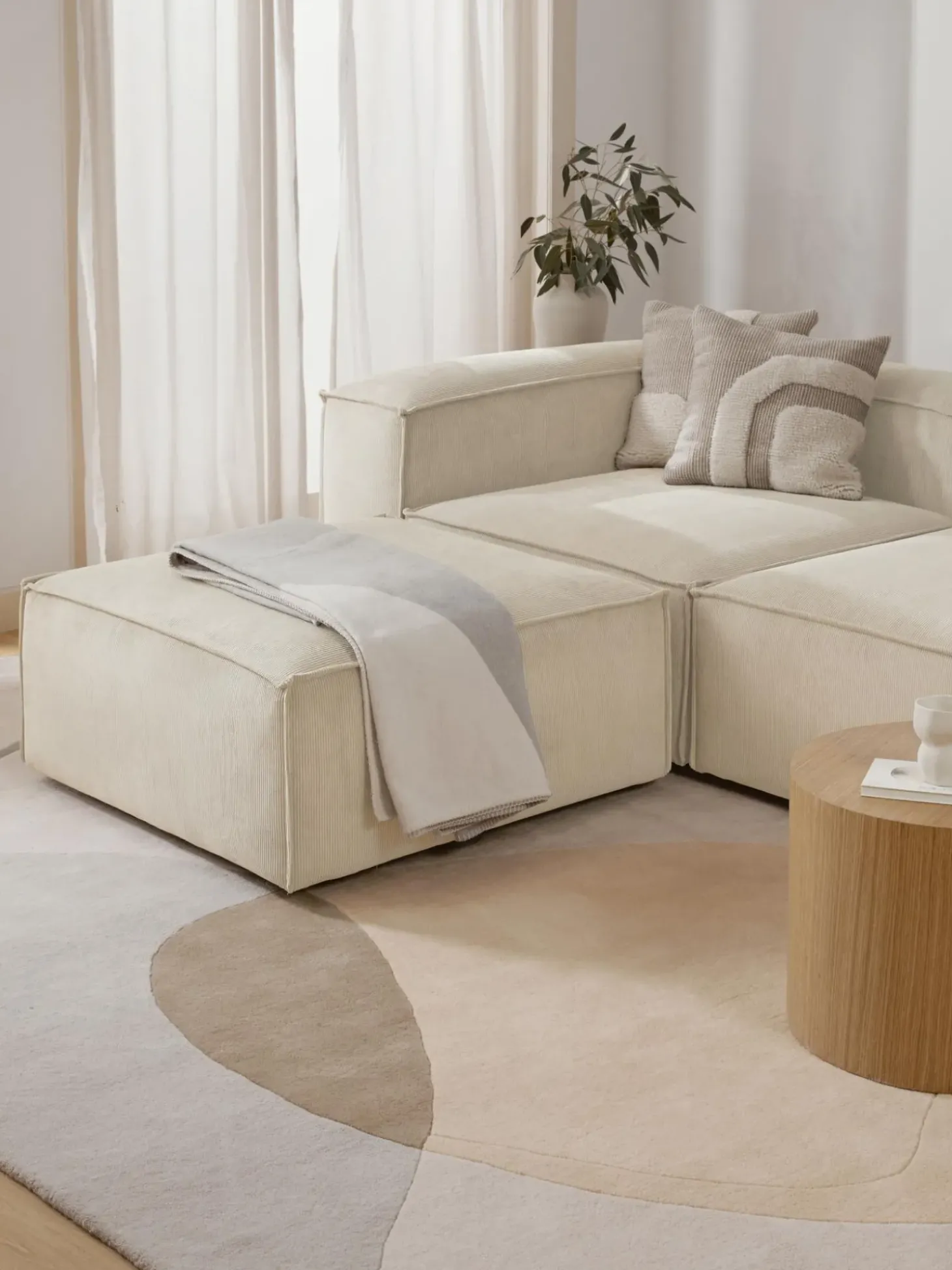 Reposapies Puf De Pana Lennon