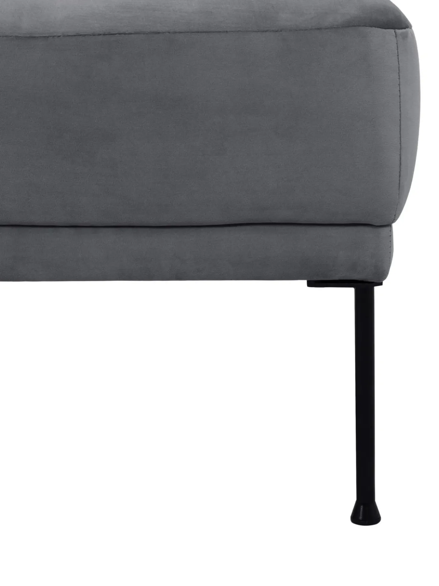 Reposapies Puf De Terciopelo Fluente