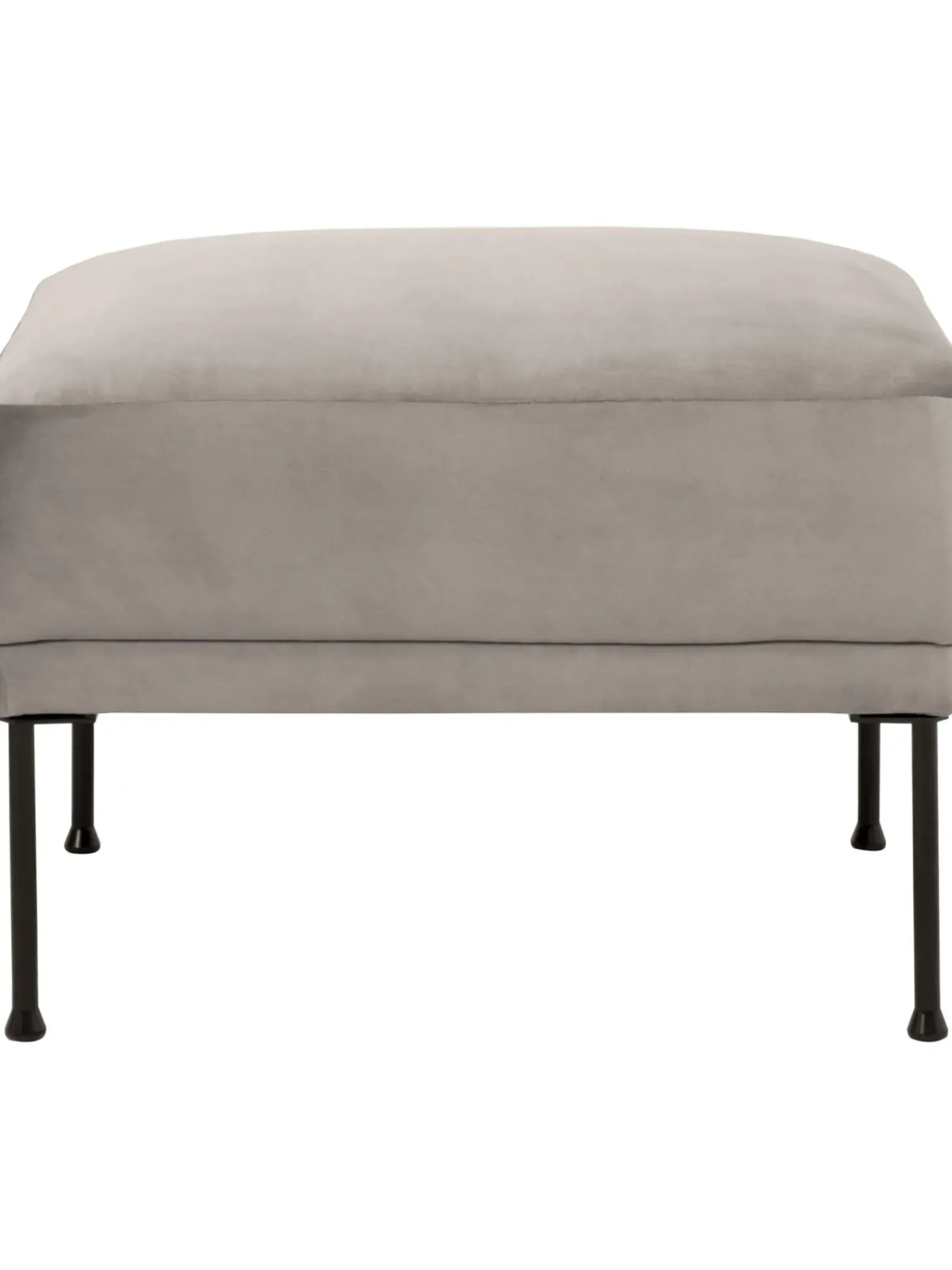 Reposapies Puf De Terciopelo Fluente