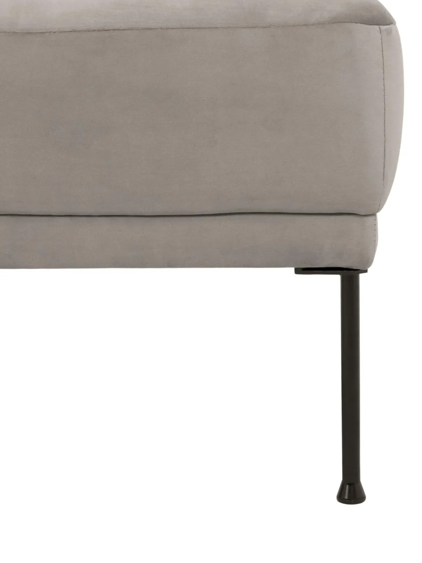 Reposapies Puf De Terciopelo Fluente