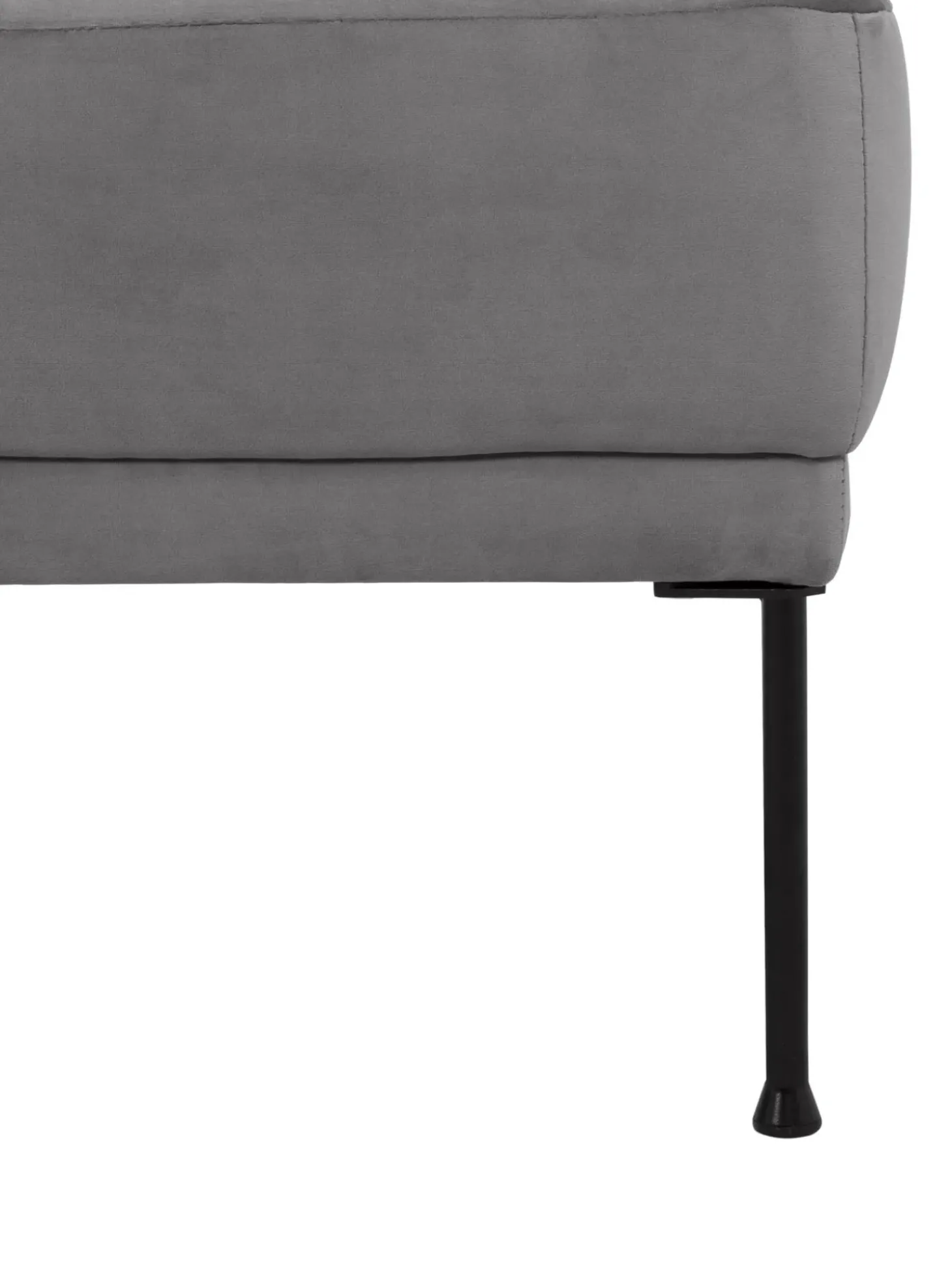 Reposapies Puf De Terciopelo Fluente