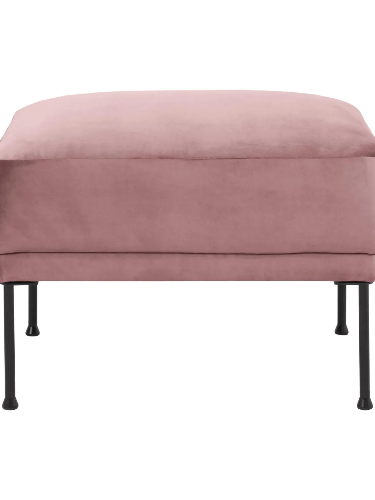 Reposapies Puf De Terciopelo Fluente