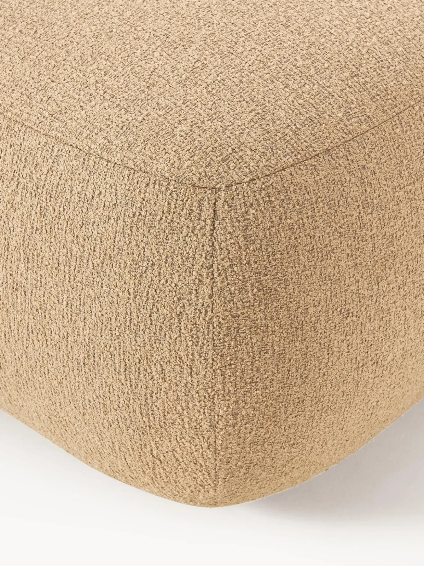 Reposapies Puf En Tejido Boucle Sofia