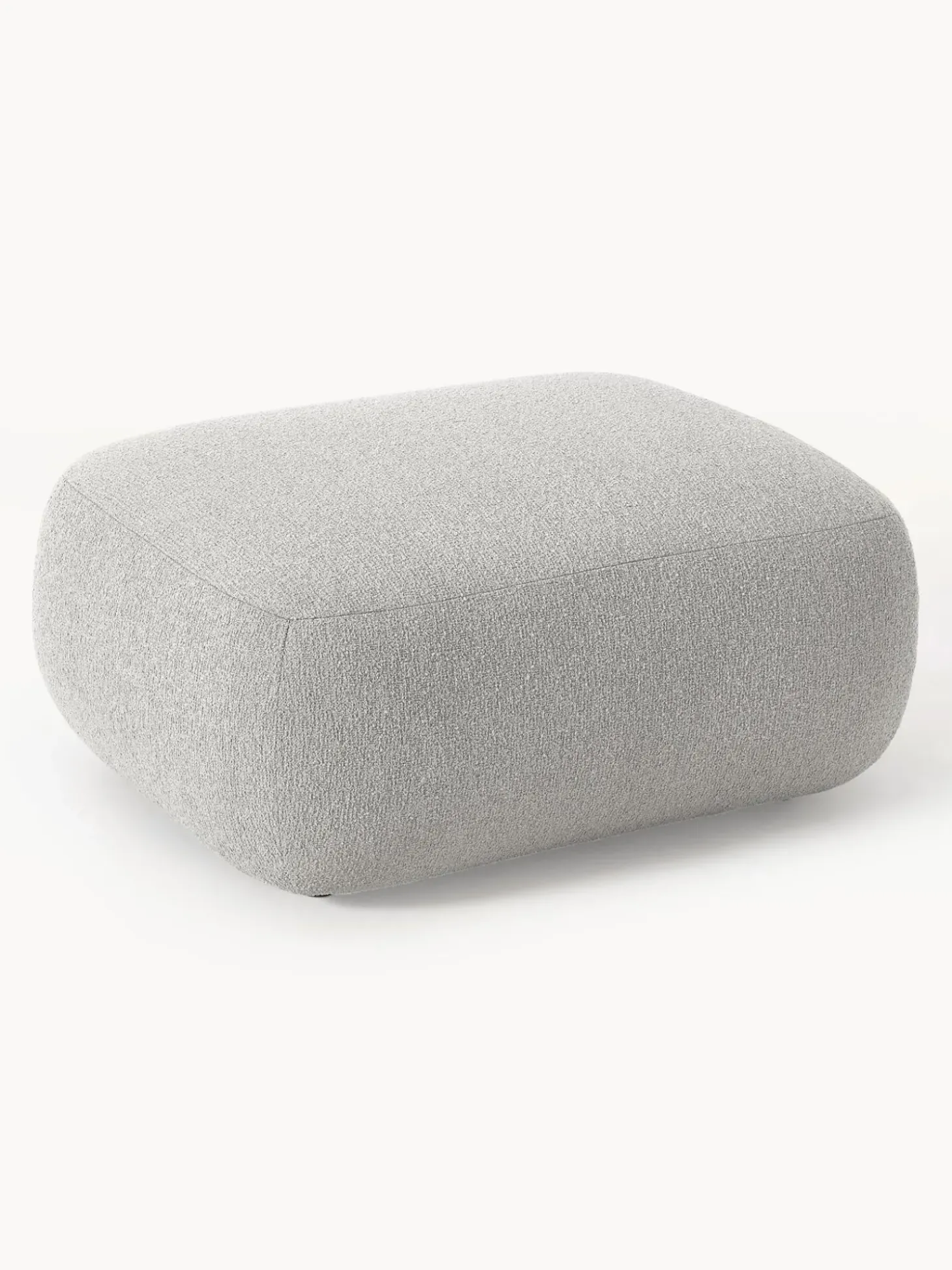 Reposapies Puf En Tejido Boucle Sofia