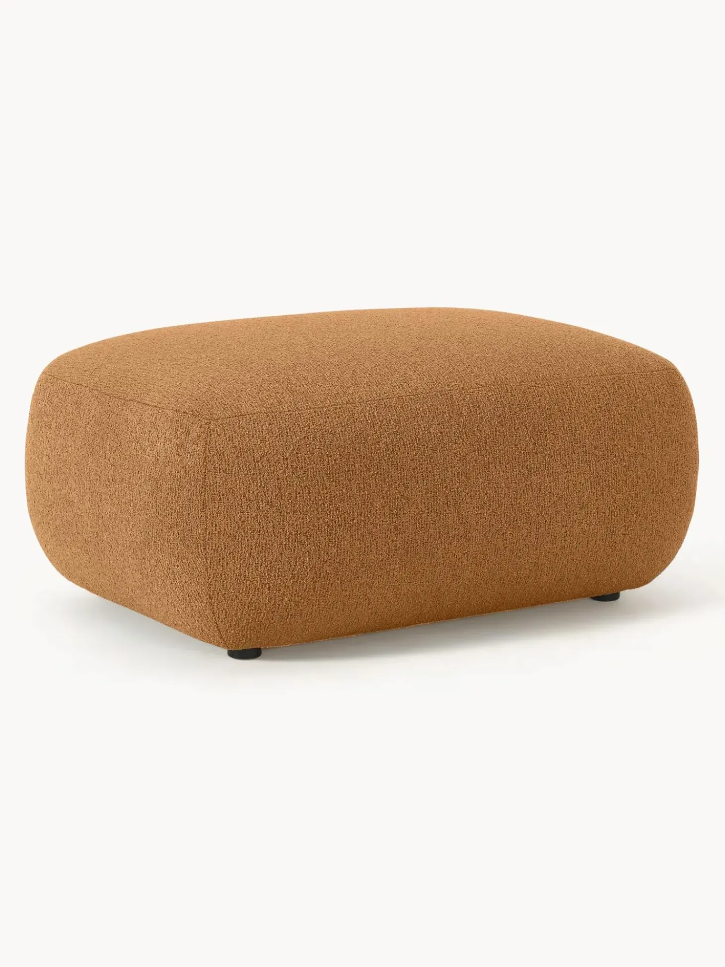 Reposapies Puf En Tejido Boucle Sofia