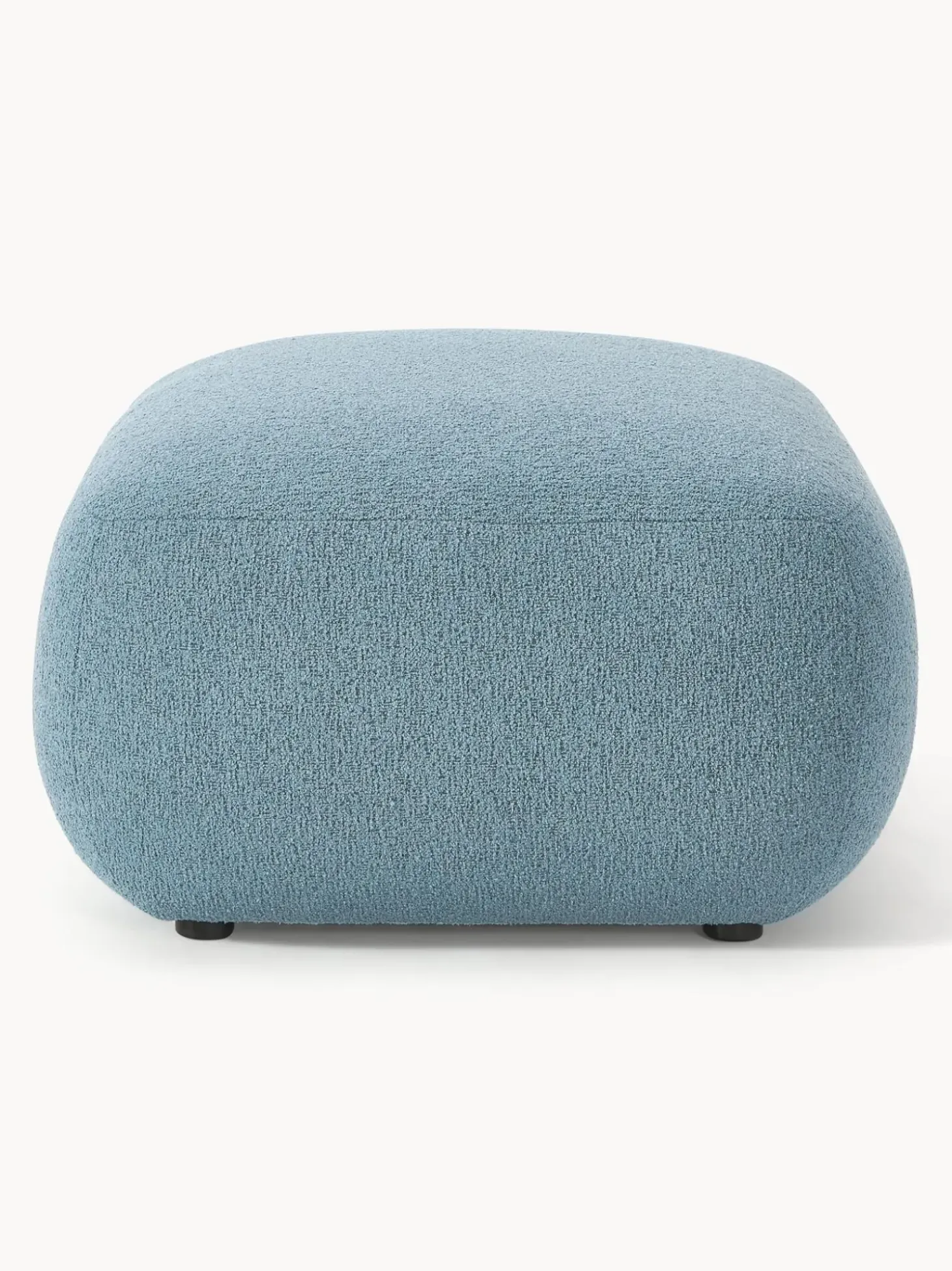 Reposapies Puf En Tejido Boucle Sofia