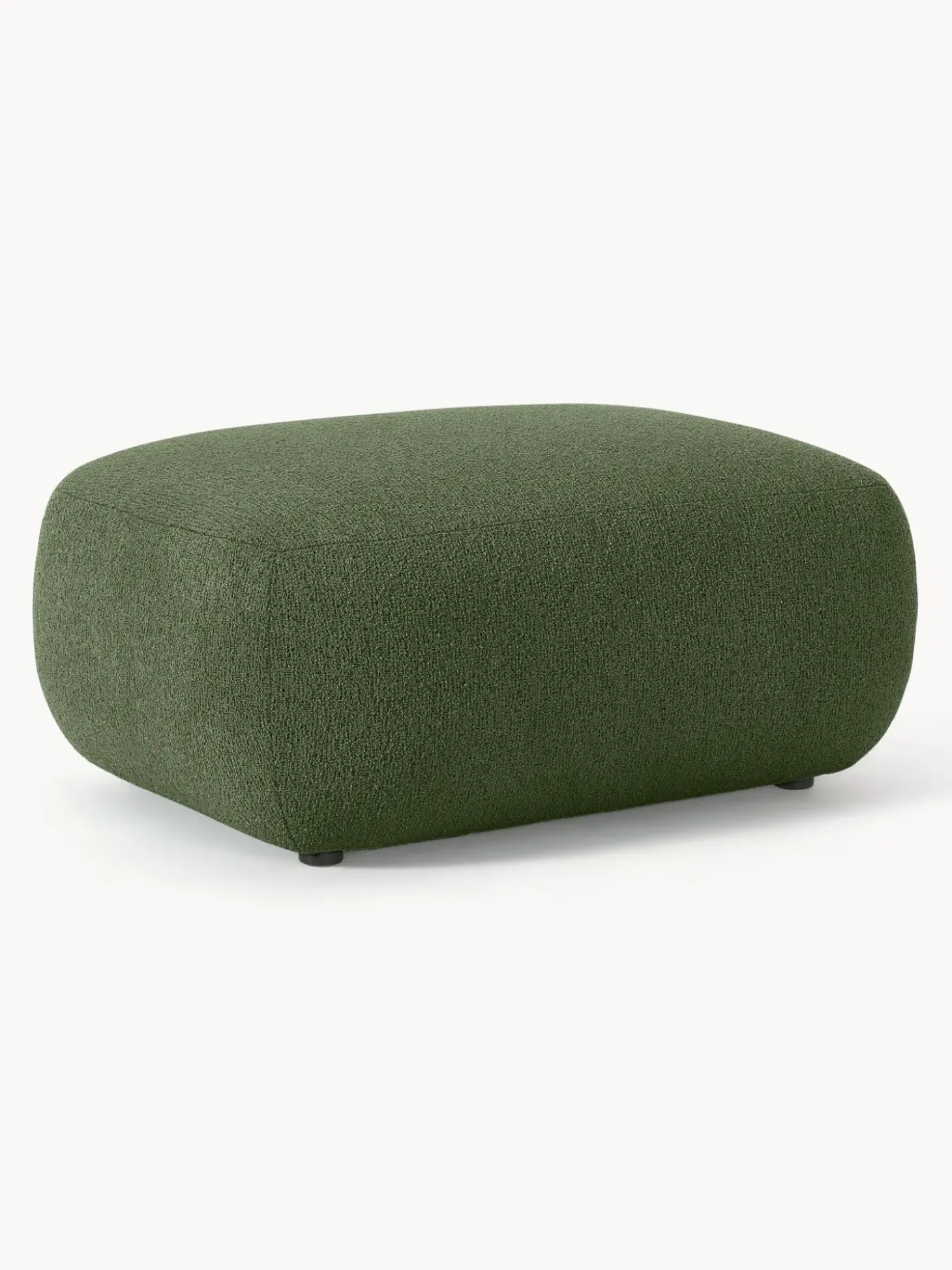 Reposapies Puf En Tejido Boucle Sofia