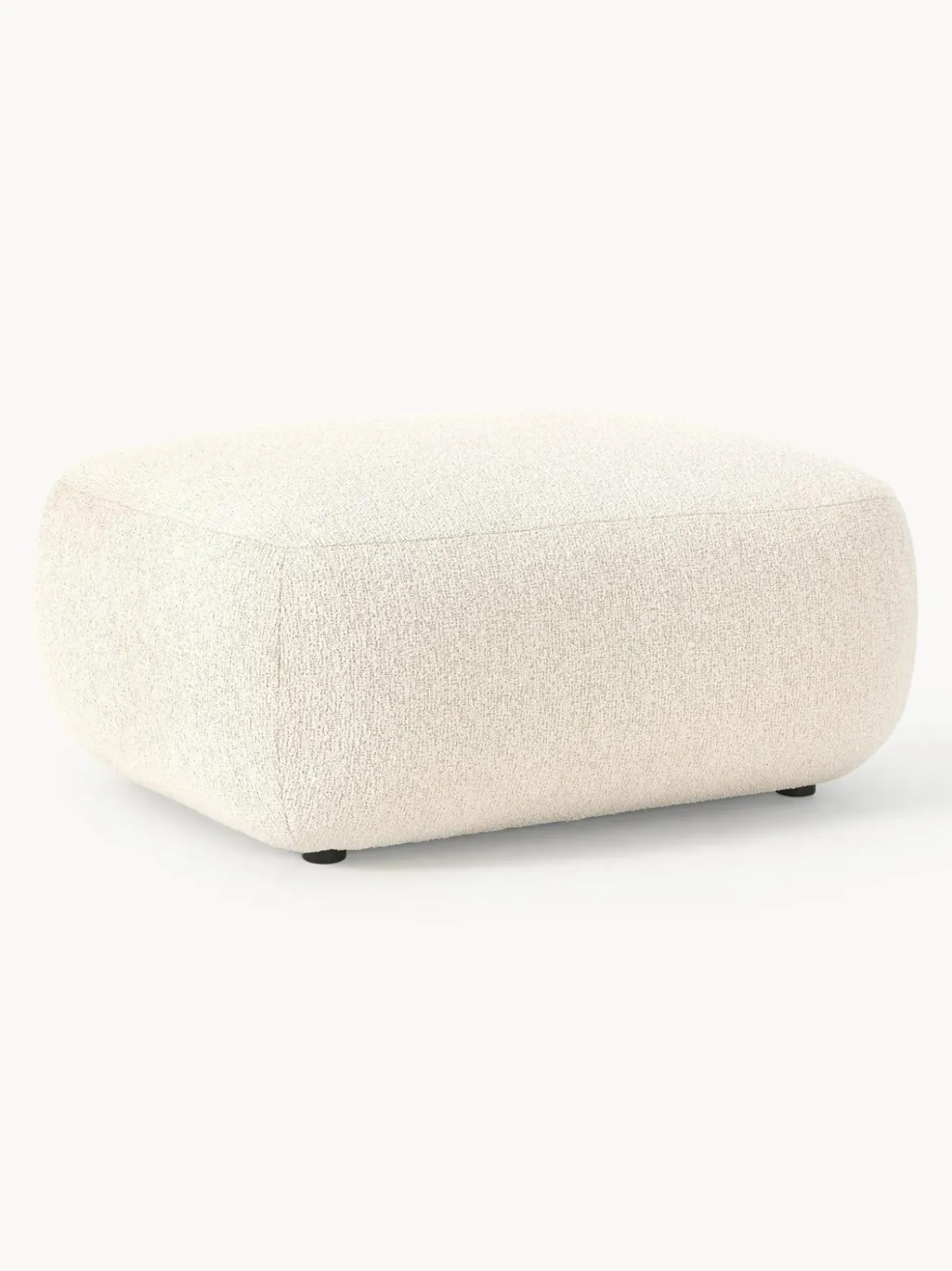 Reposapies Puf En Tejido Boucle Sofia