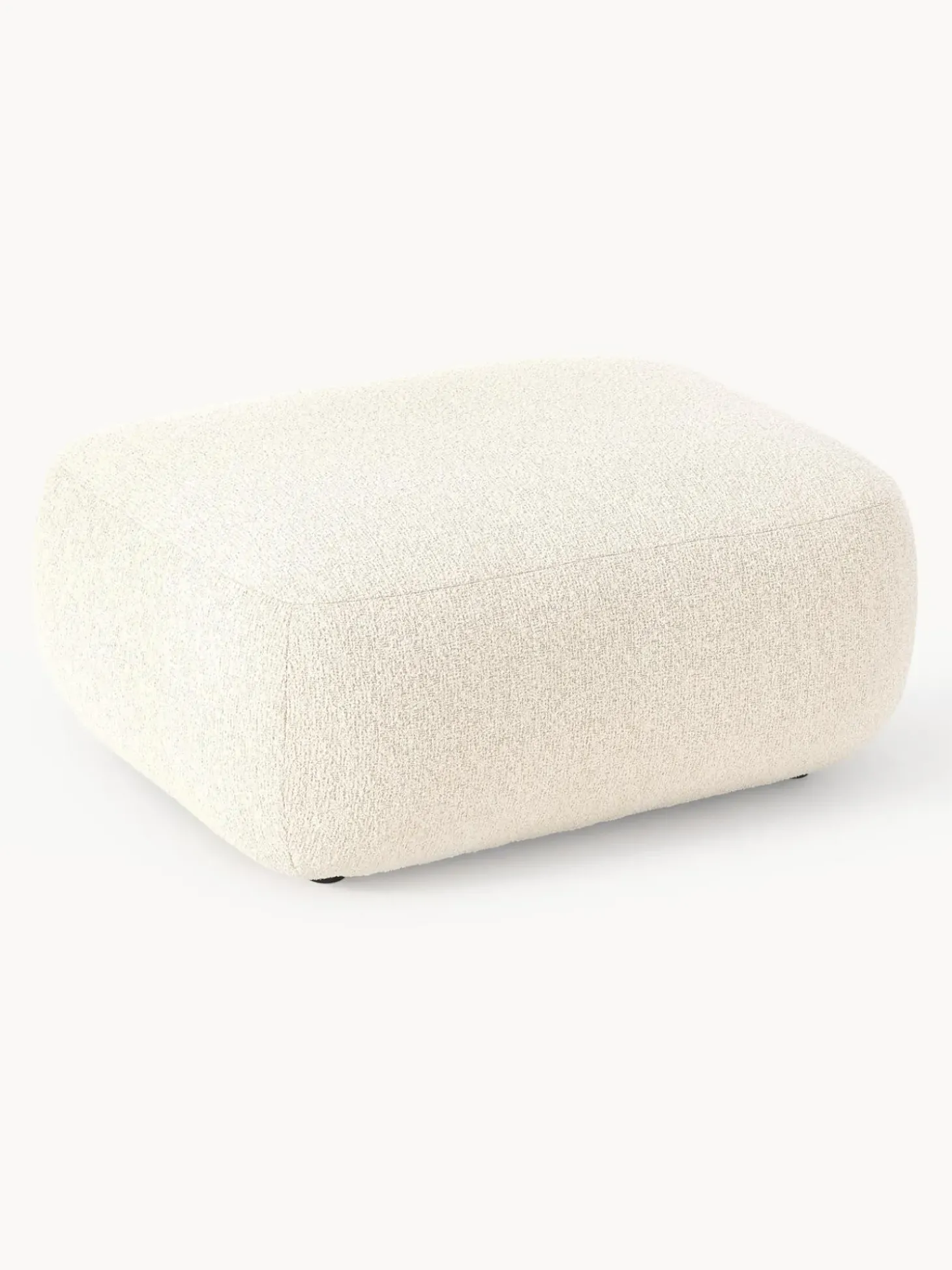 Reposapies Puf En Tejido Boucle Sofia