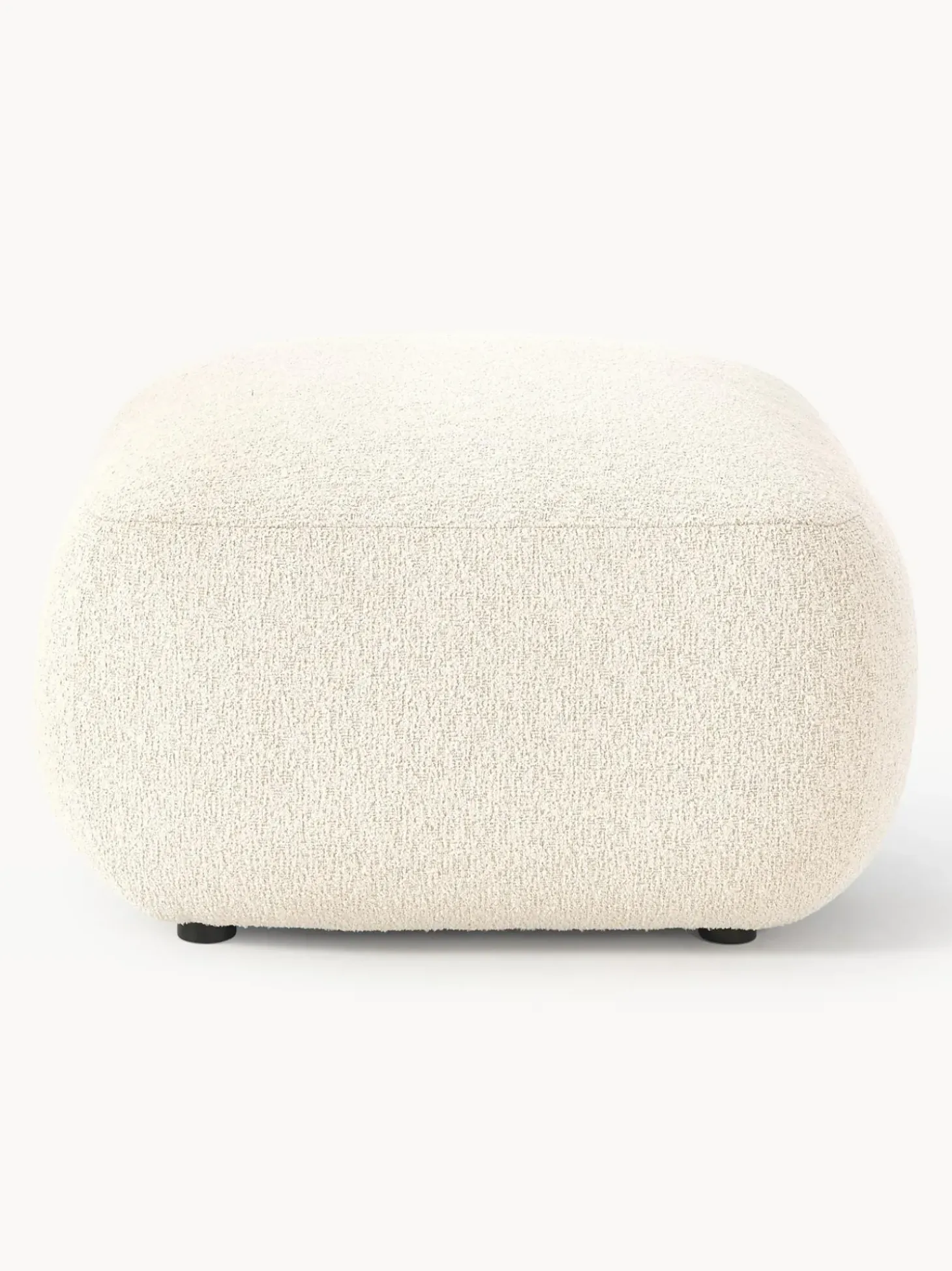 Reposapies Puf En Tejido Boucle Sofia