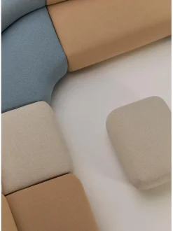 Reposapies Puf En Tejido Boucle Sofia