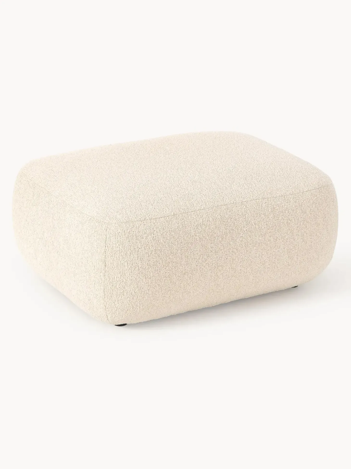 Reposapies Puf En Tejido Boucle Sofia