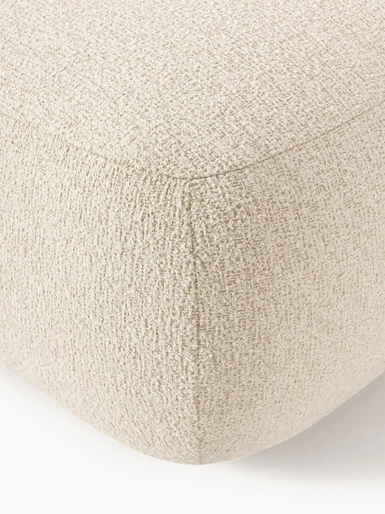 Reposapies Puf En Tejido Boucle Sofia