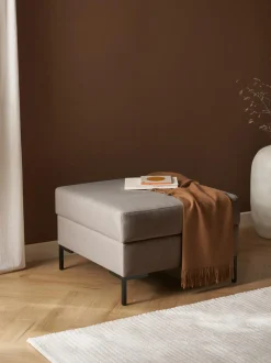 Reposapies Puf Luna, Con Espacio De Almacenamiento