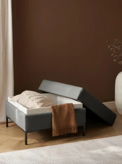 Reposapies Puf Luna, Con Espacio De Almacenamiento